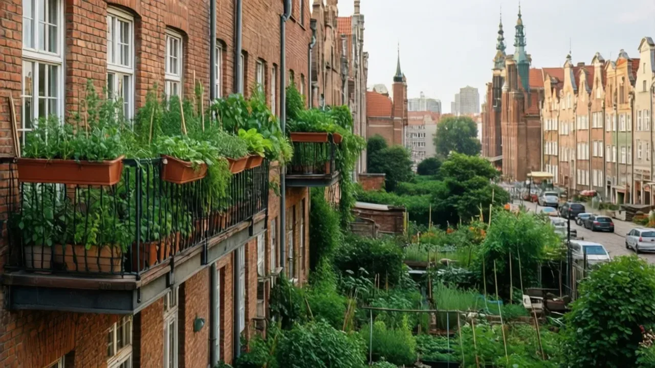 Gdańskie balkony pełne ziół – uprawa w miejskich warunkach