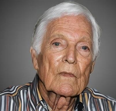 Richard Chamberlain w spokojnej chwili na Hawajach, oddający się malarstwu lub kontemplacji, symbolizujący jego życie po zakończeniu kariery w Hollywood.